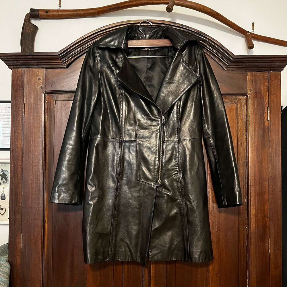 Katherine Kelly Leather Jacket